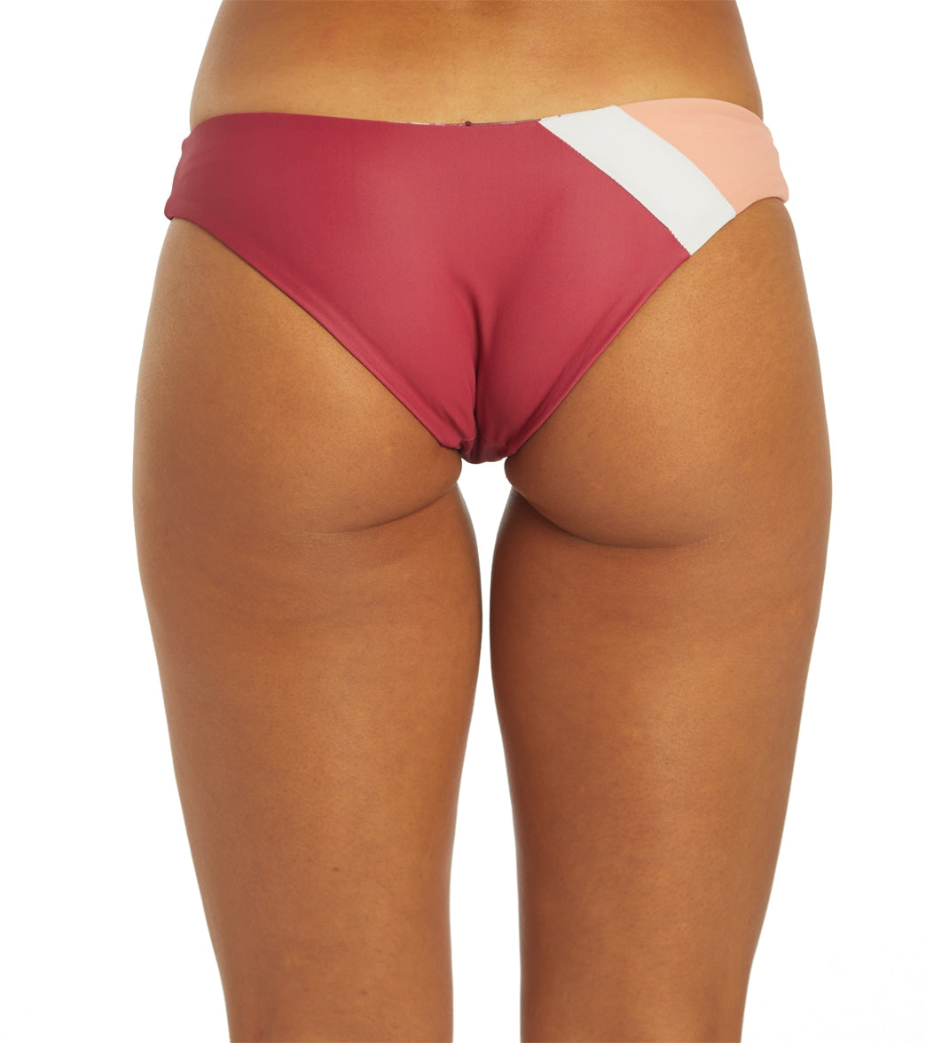 Quintsoul Women's Grace Bay Reversible Bikini Bottom Multi Sangria