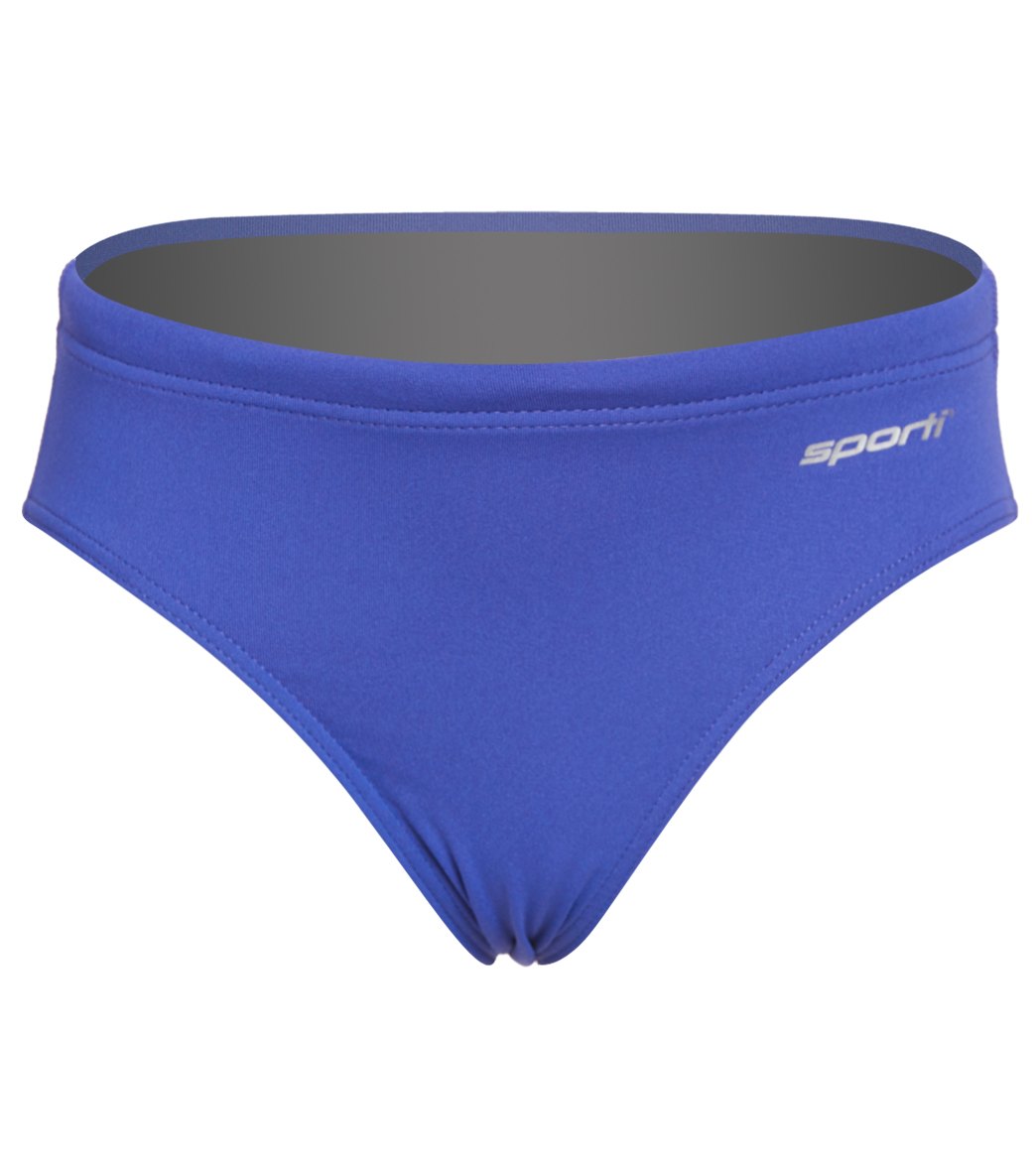 Sporti HydroLast Solid Brief Swimsuit Youth (22-28) Royal