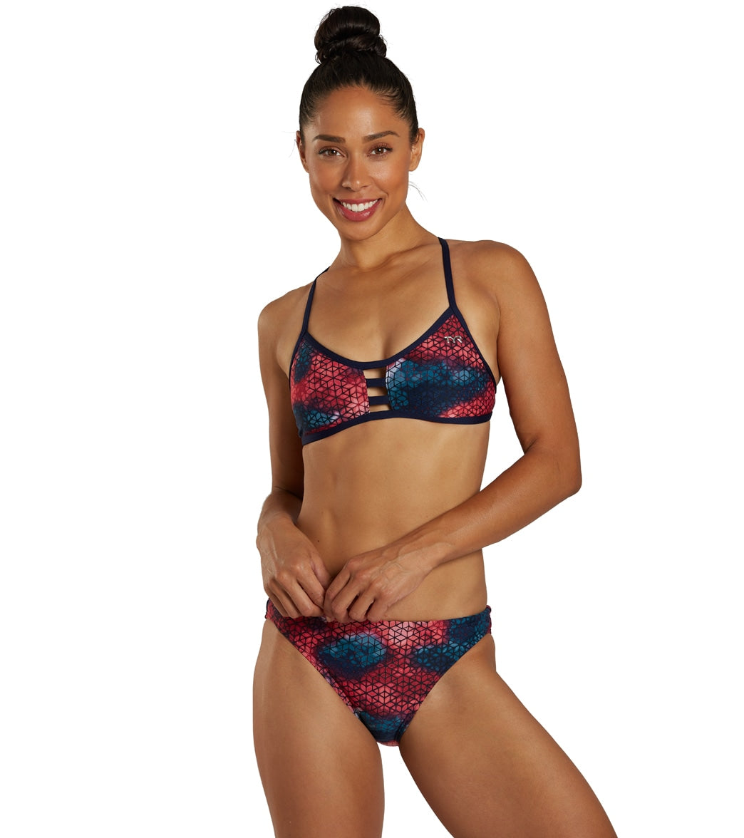 TYR Women's Starhex Pacific Tieback Bikini Top