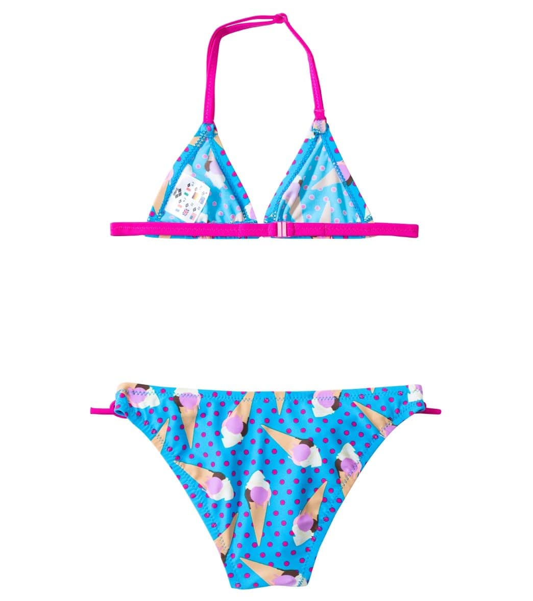 Arena Girls' Ice Cream Triangle Bikini Swimsuit Set