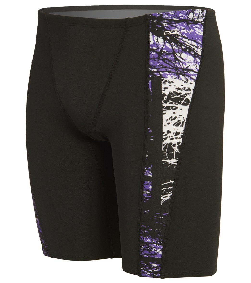 Dolfin Reliance Men's Phantom Spliced Jammer Swimsuit Purple