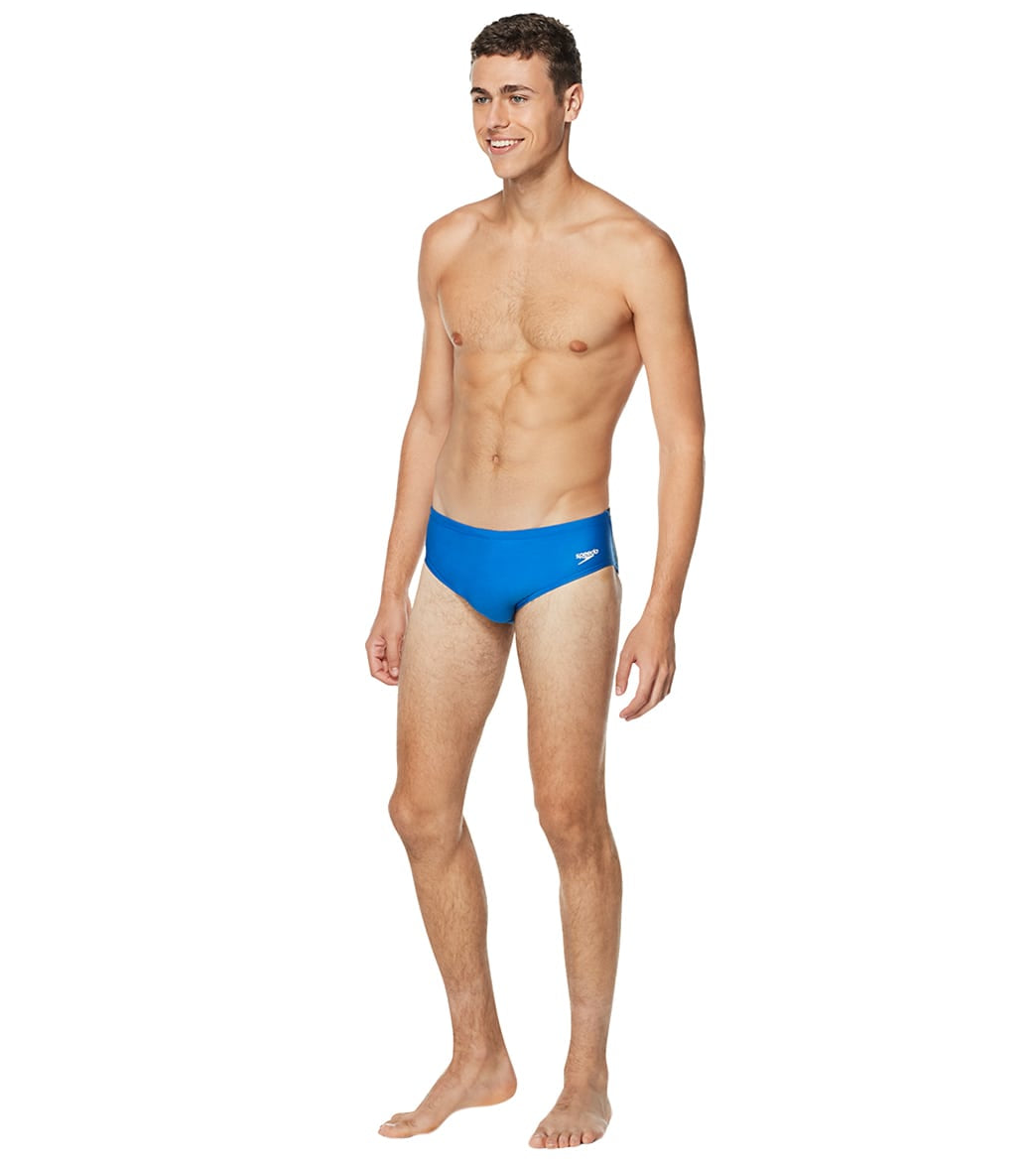 Speedo Vibe Men's Spliced One Brief Swimsuit Turkish Sea