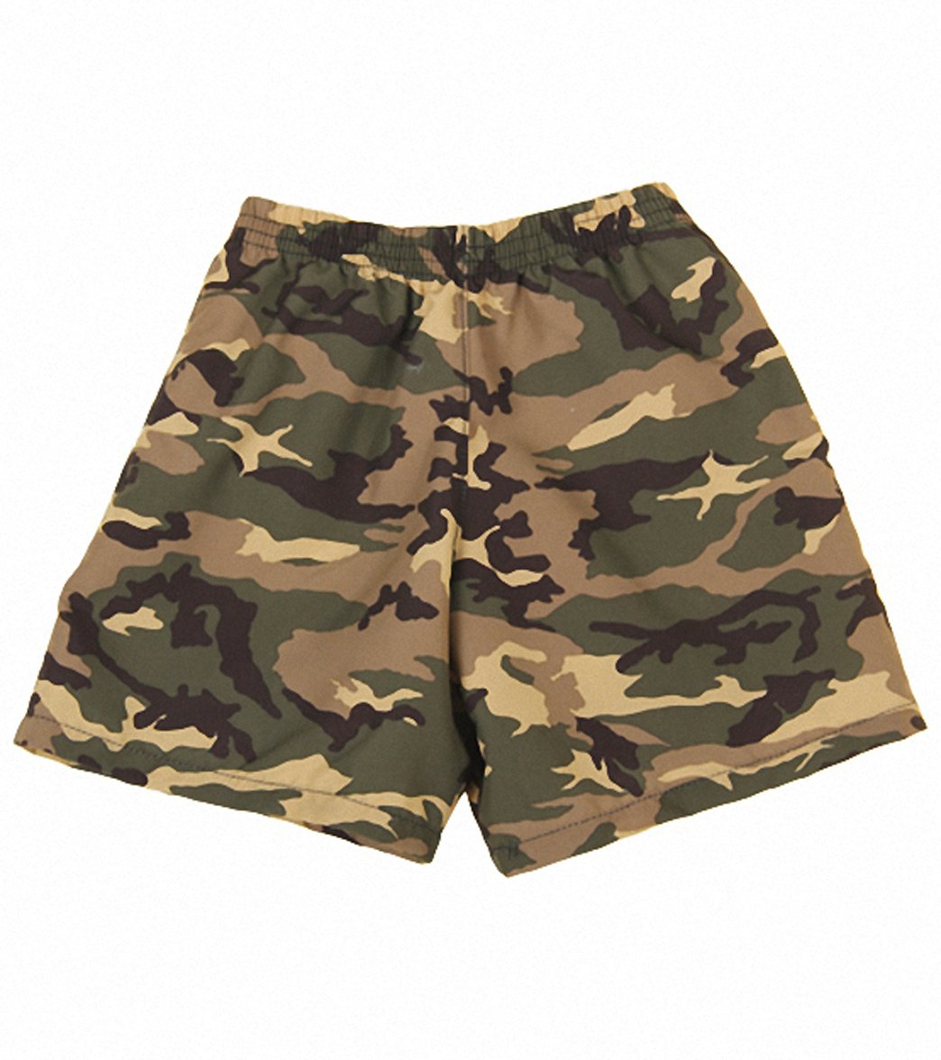 Tidepools Boys' Camouflage Elastic Waist Boardshorts (4-14)