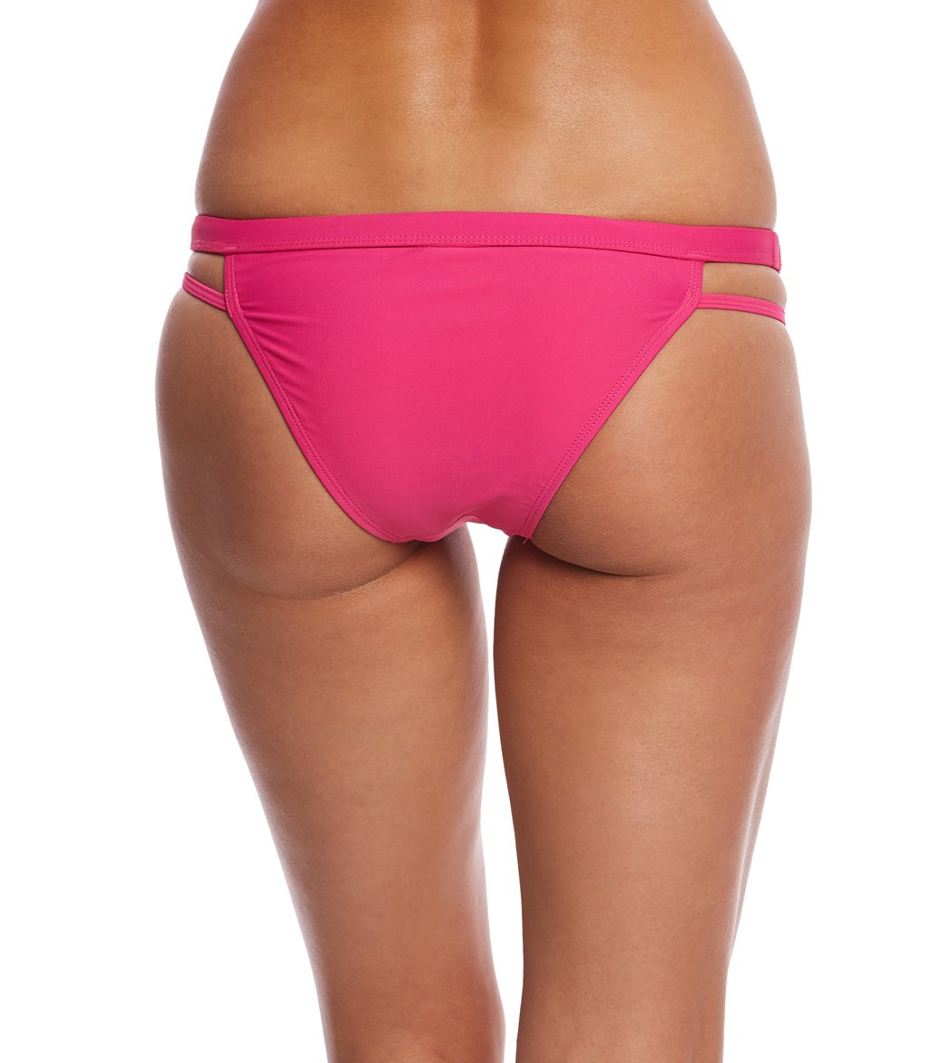 Sporti Solid Cheeky Bikini Swim Bottom