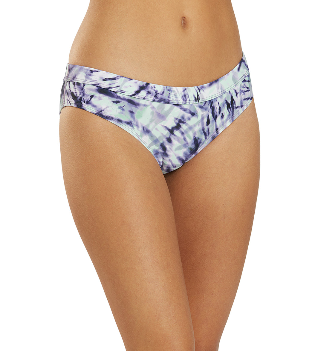 Sporti Active Moonlight Tie Dye Hipster Workout Bikini Swim Bottom Moonlight Tie Dye