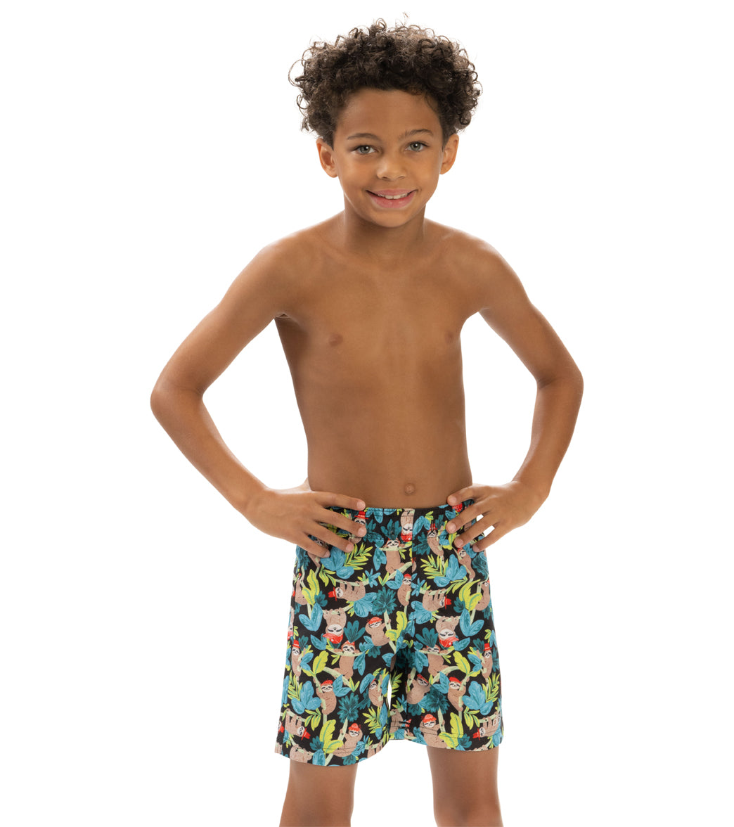 Dolfin Boys' Hang Tight Printed Swim Trunk (Little Kid) Hang Tight