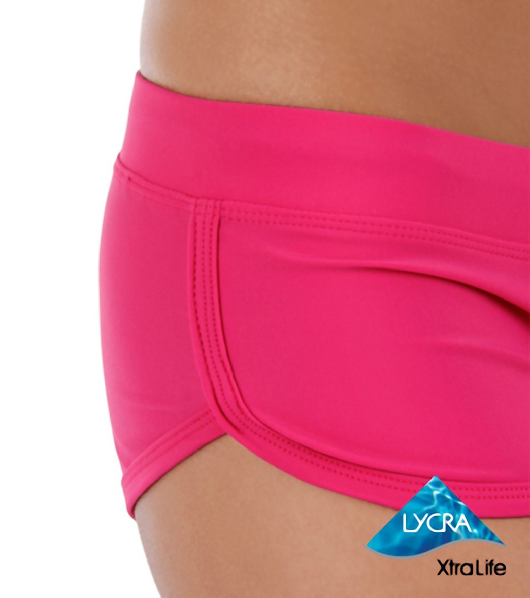 Sporti Active Cheeky Boyshort Swim Bottom Hot Pink