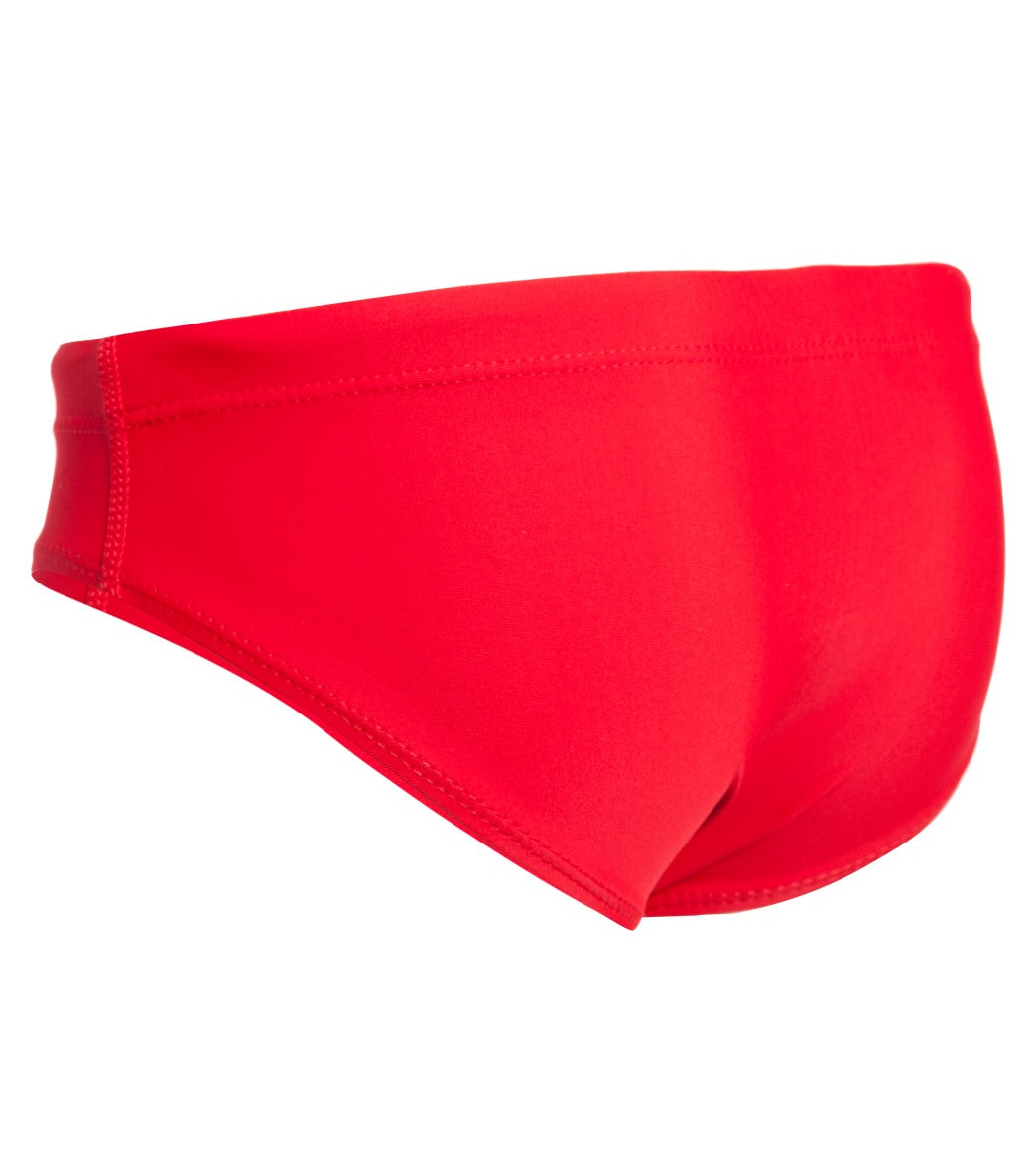 iSwim Essential Solid Brief Swimsuit Youth (22-28) Red