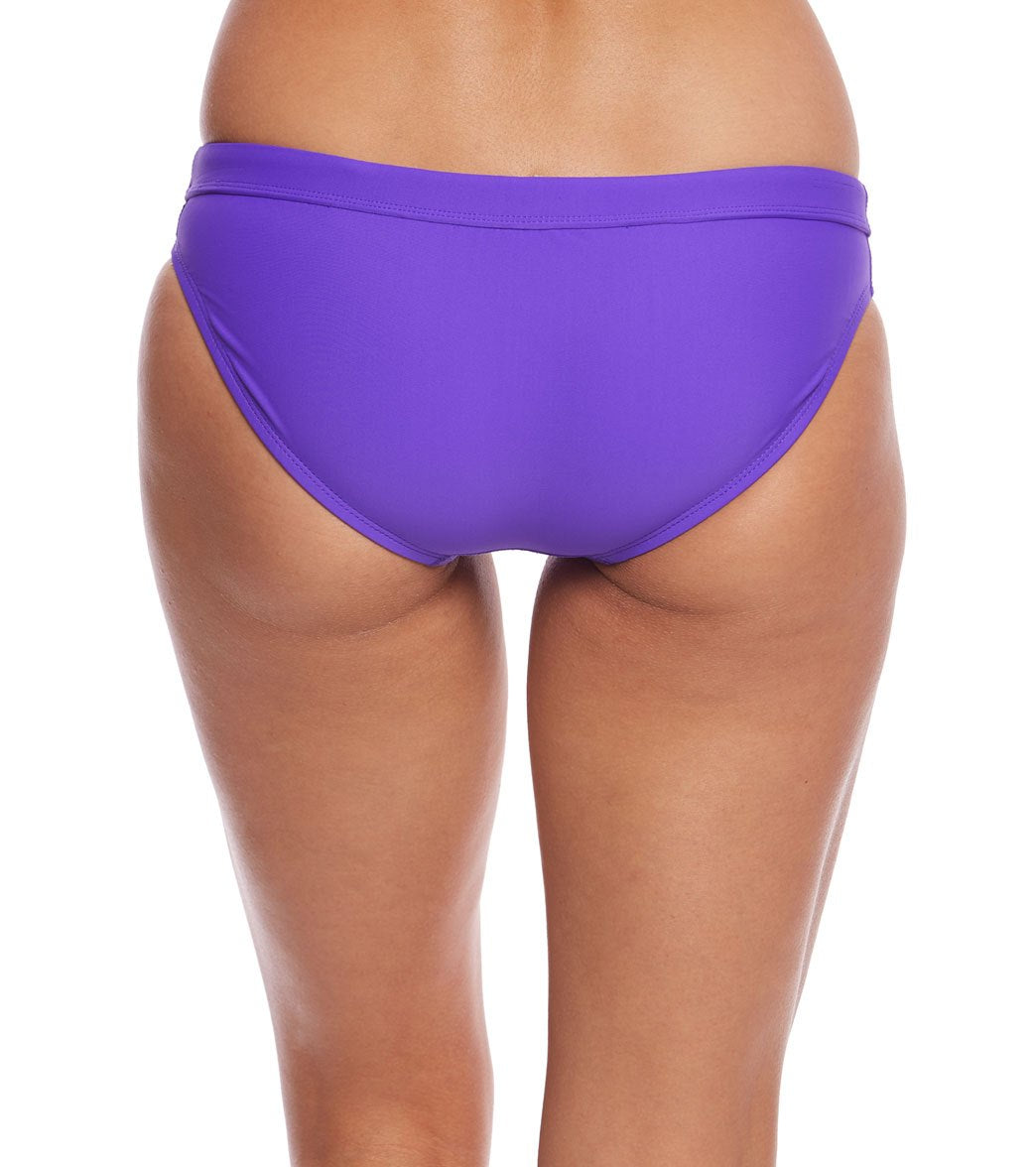 Sporti Active Hipster Workout Bikini Swim Bottom Purple