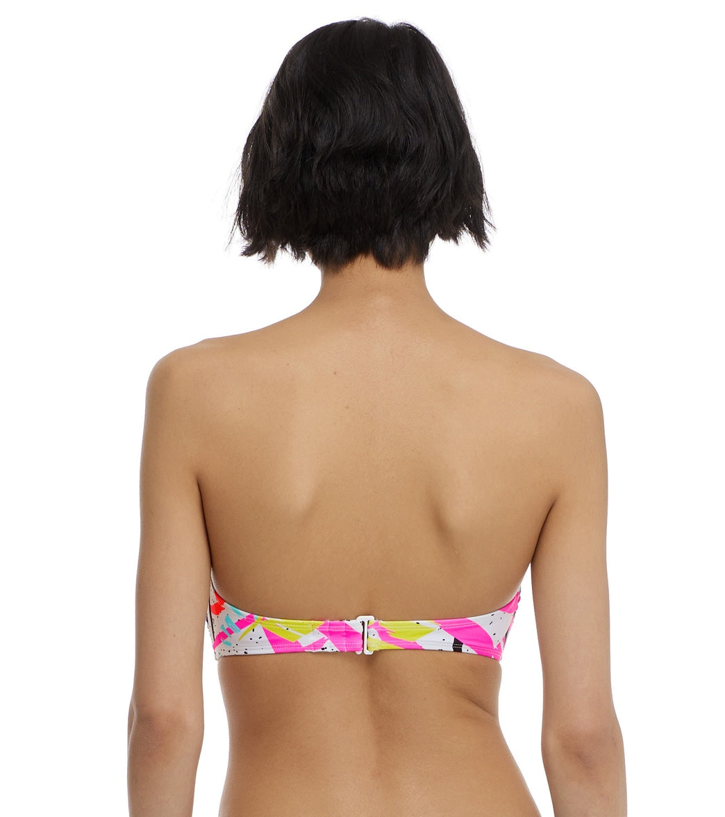 Body Glove Women's Groovy Marilyn Bandeau Bikini Top Multi