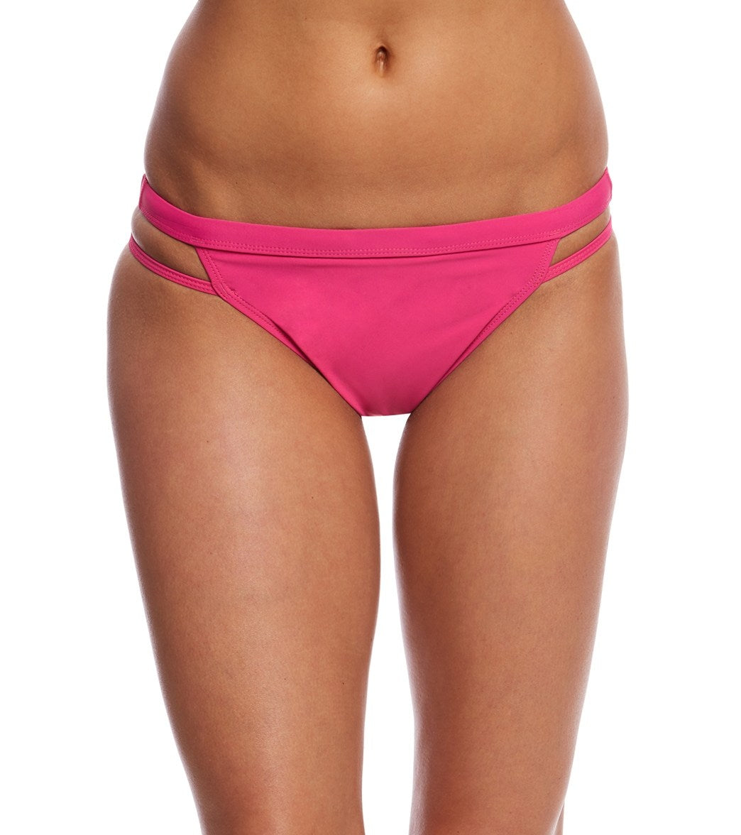 Sporti Solid Cheeky Bikini Swim Bottom