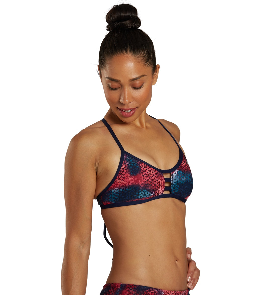 TYR Women's Starhex Pacific Tieback Bikini Top