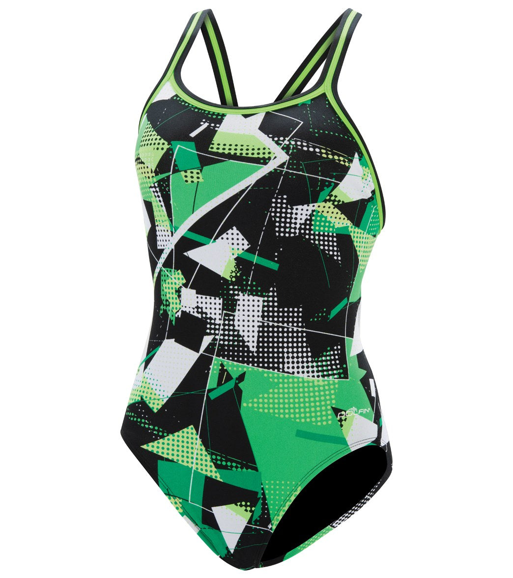 Dolfin Women's Reliance Renegade DBX Back One Piece Swimsuit