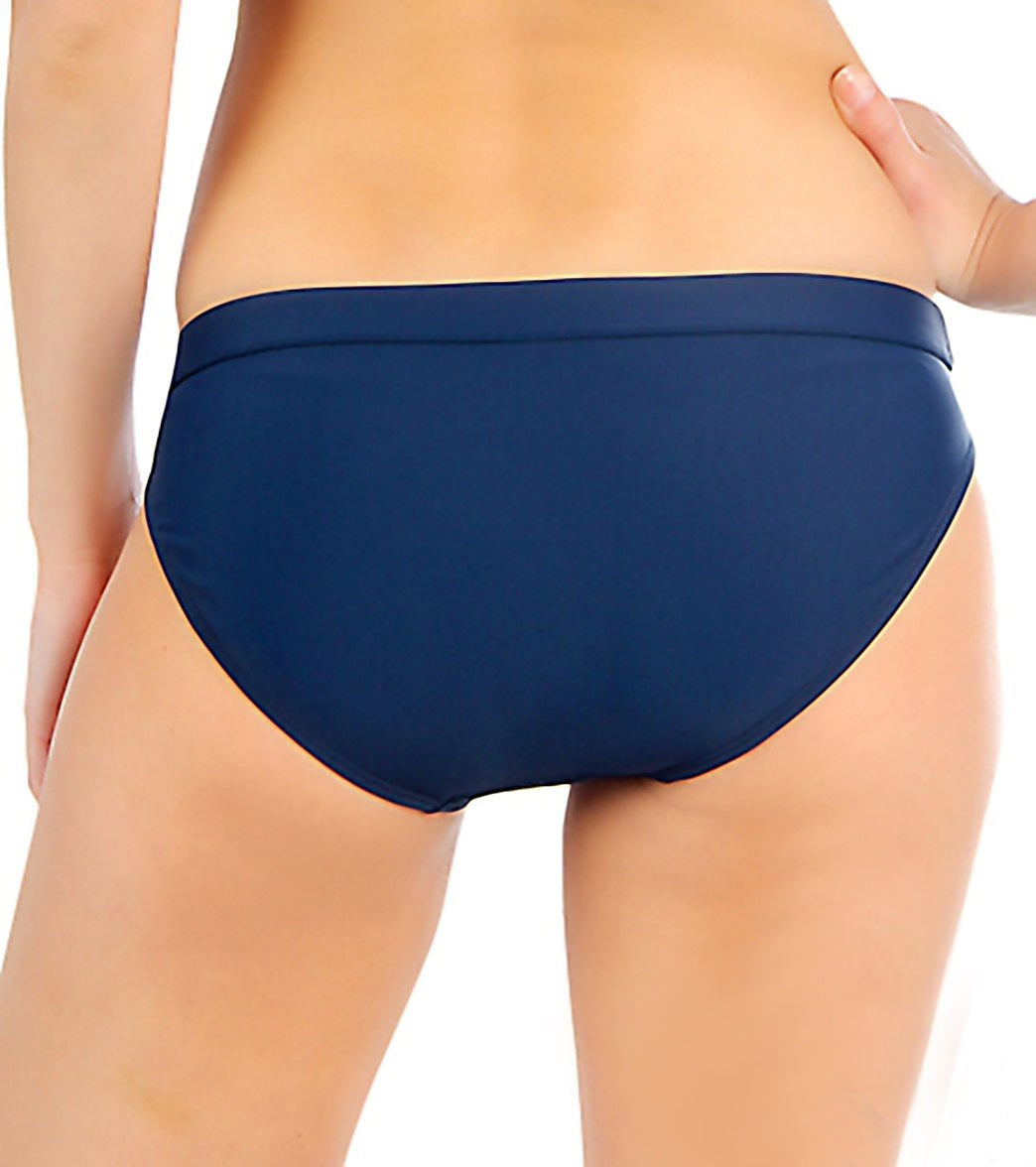 Sporti Active Hipster Workout Bikini Swim Bottom Navy