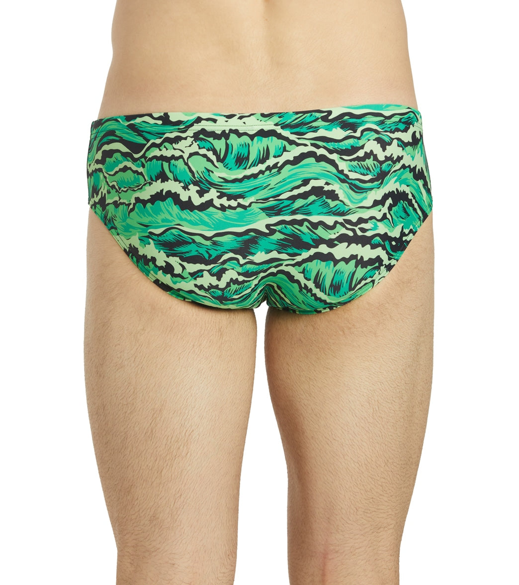 Sporti New Waves Brief Swimsuit (22-40) Green