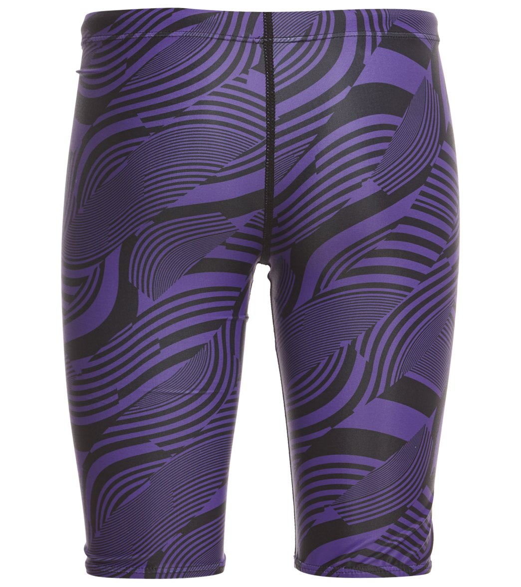 iSwim Swirl Jammer Swimsuit Youth (22-28) Purple