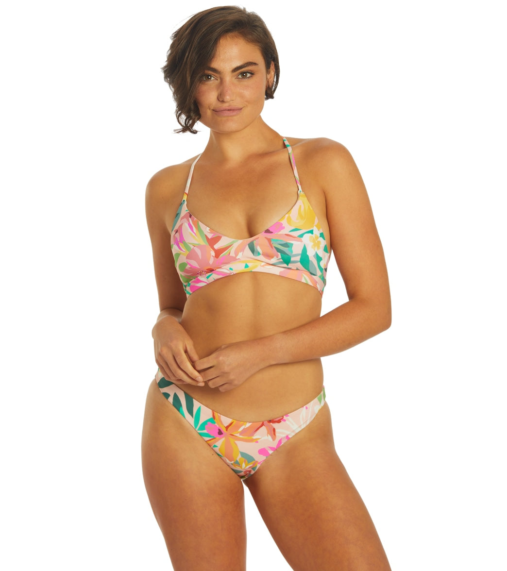 Hurley Women's Floral Pop Bikini Bottom Floral Pop Multi