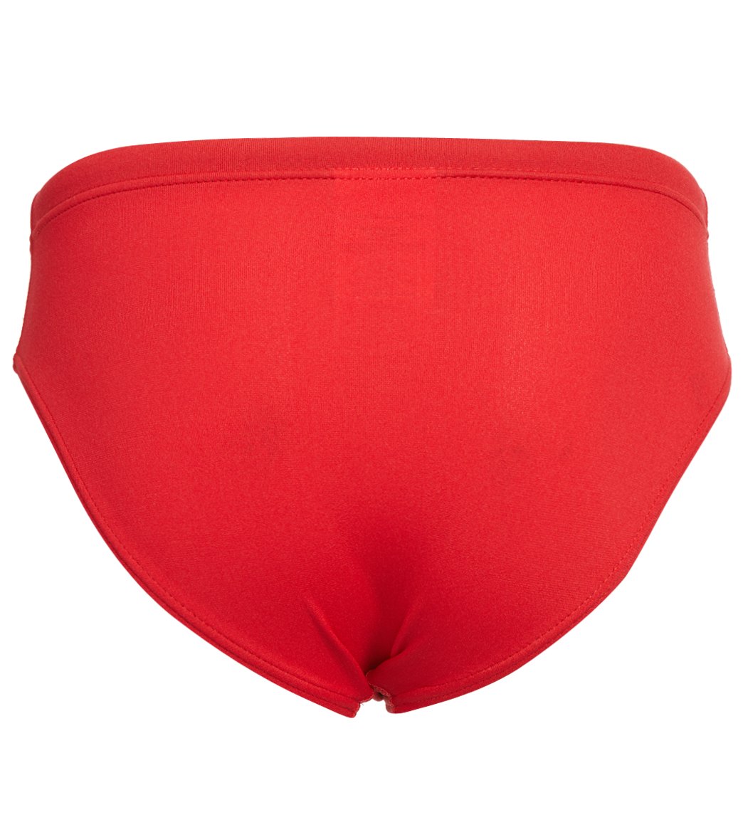 Sporti HydroLast Solid Brief Swimsuit Youth (22-28) Red