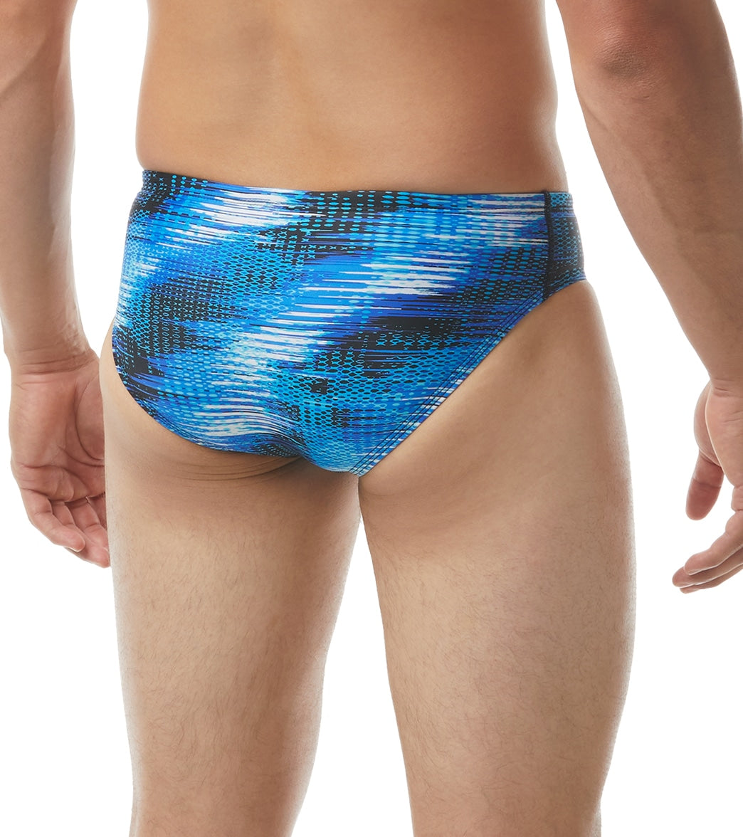 TYR Men's Surge Racer Brief Swimsuit Blue