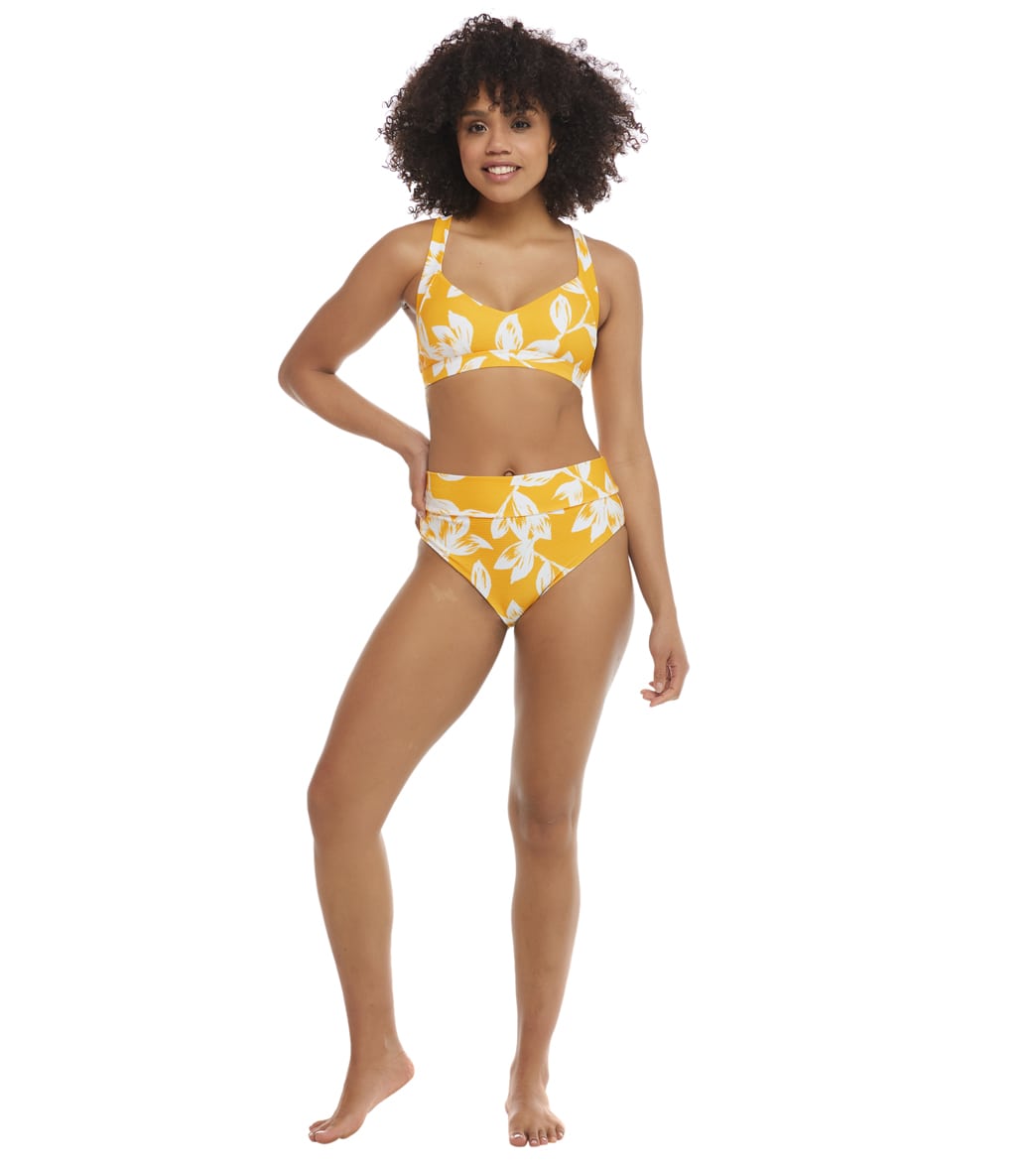 Skye Women's Anguilla Tobia Triangle Bikini Top Sunflower