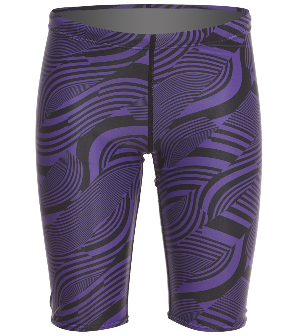 iSwim Swirl Jammer Swimsuit Youth (22-28) Purple