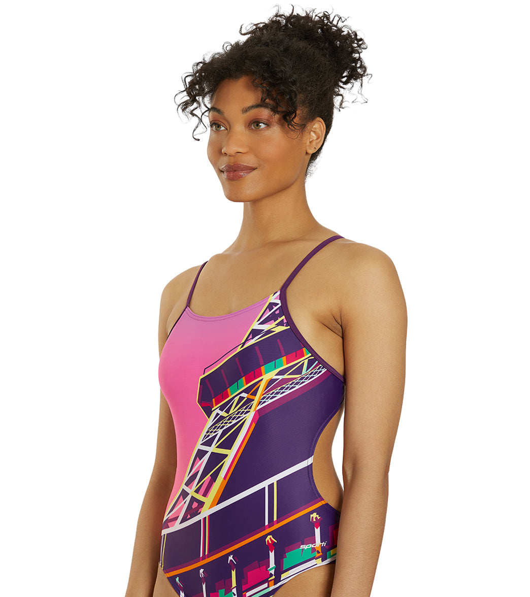 Sporti Paris Sunset Micro Back One Piece Swimsuit (26-40) Sunset