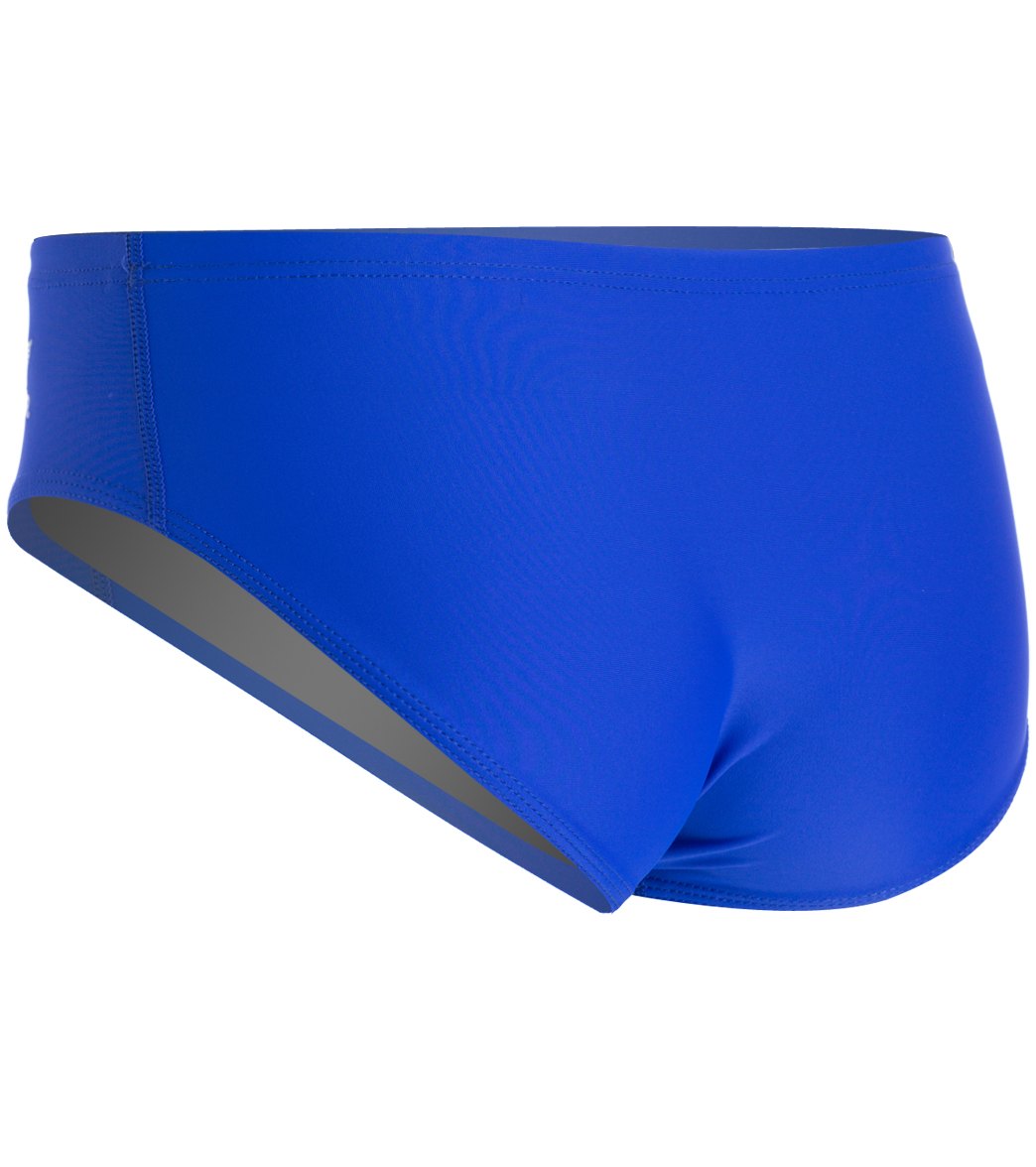 TYR Men's TYReco Solid Racer Brief Swimsuit Royal II