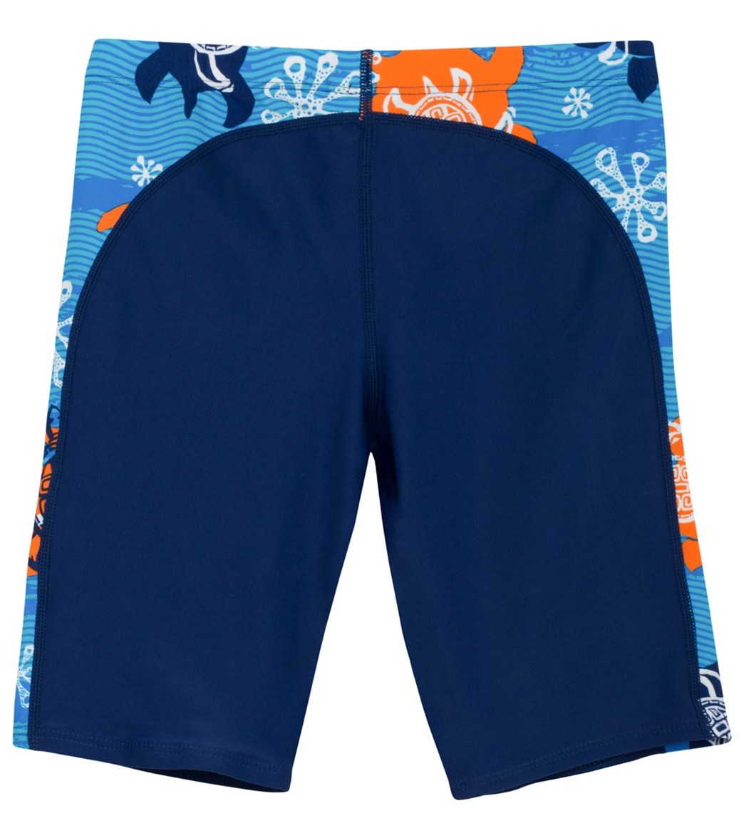 Tuga Boys' Jammer Swim Short  (Toddler, Little Kid, Big Kid) Blue Roller