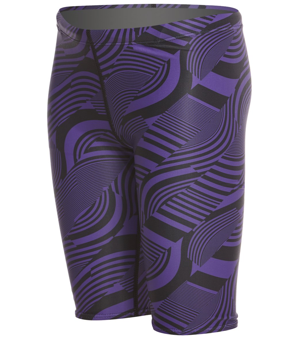 iSwim Swirl Jammer Swimsuit Youth (22-28) Purple