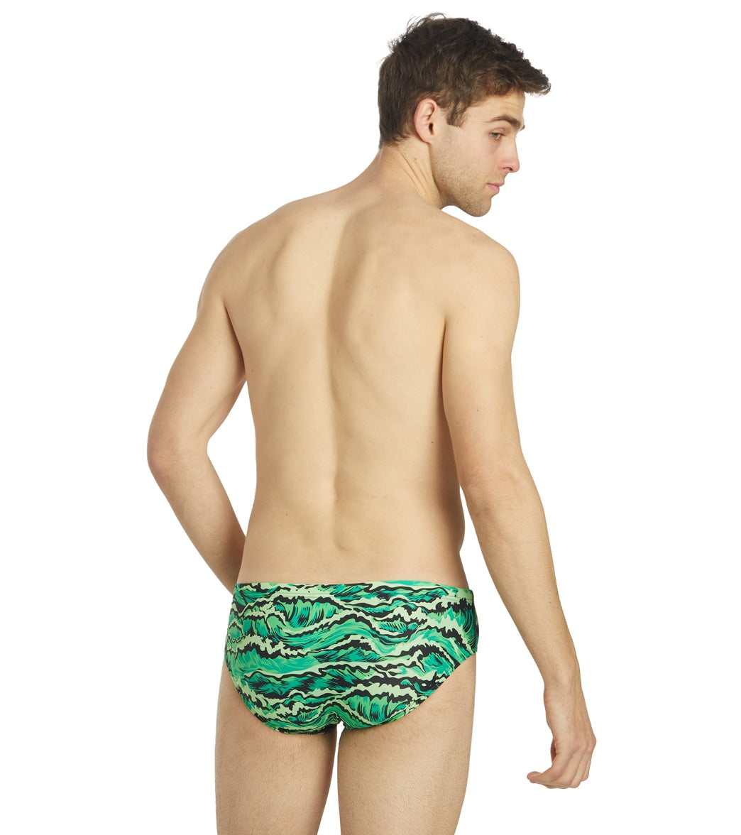 Sporti New Waves Brief Swimsuit (22-40) Green