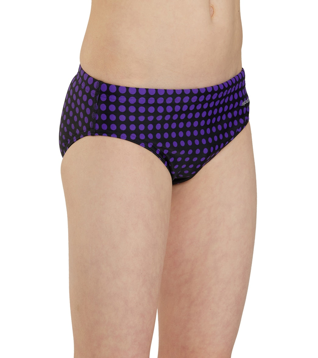 Sporti Molecule Brief Swimsuit Youth (22 - 28) Purple/Black