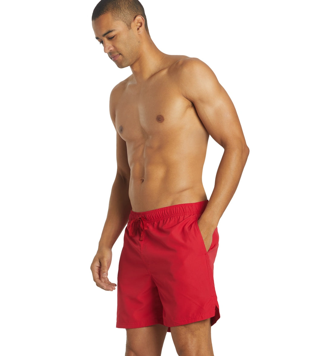 Sporti Men's 5.5 Active Swim Trunk Volley Short Red