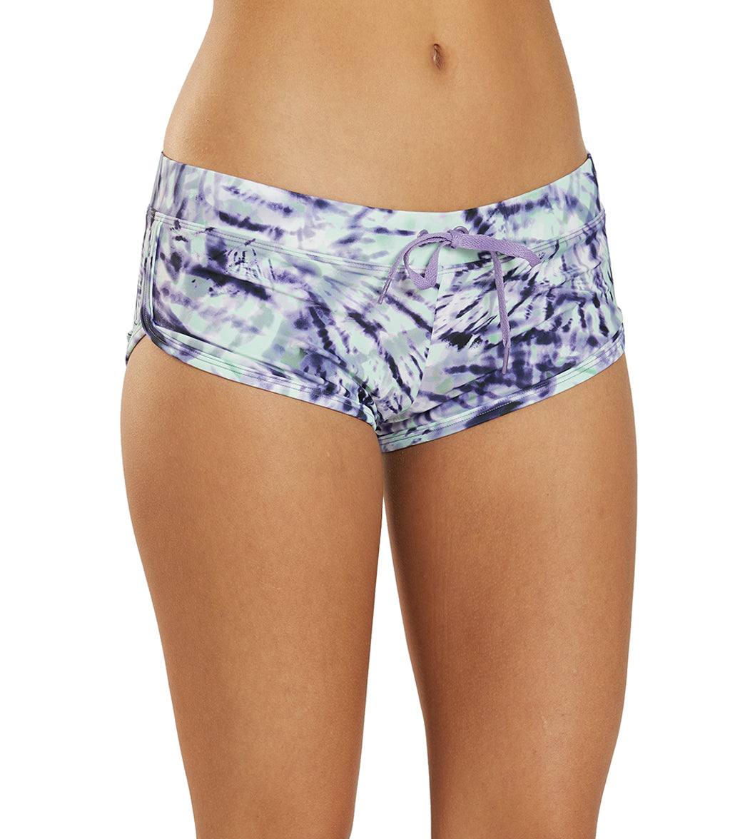 Sporti Active Moonlight Tie Dye Cheeky Boyshort Swim Bottom