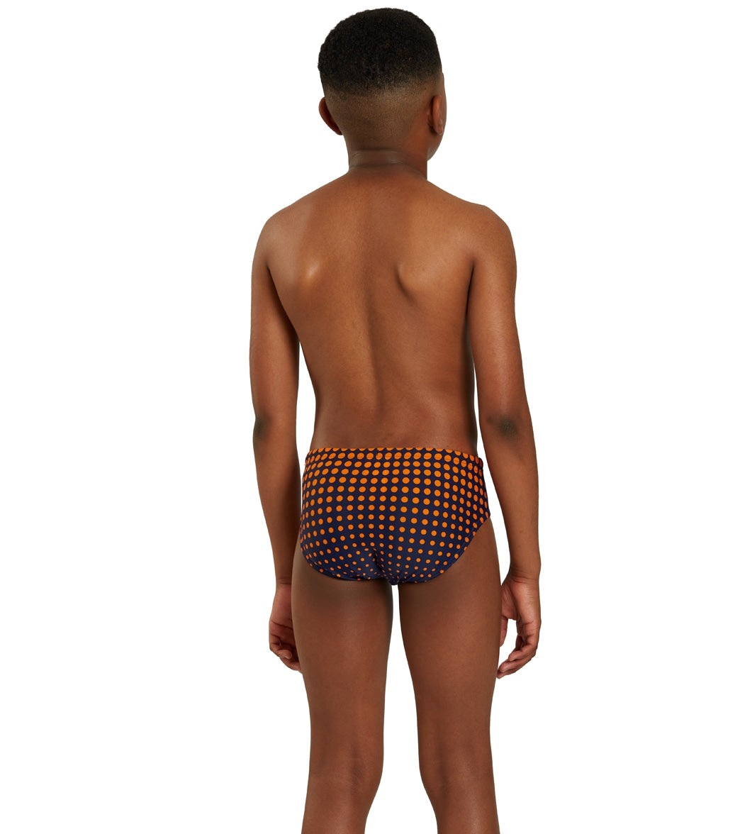 Sporti Molecule Brief Swimsuit Youth (22 - 28) Navy/Orange