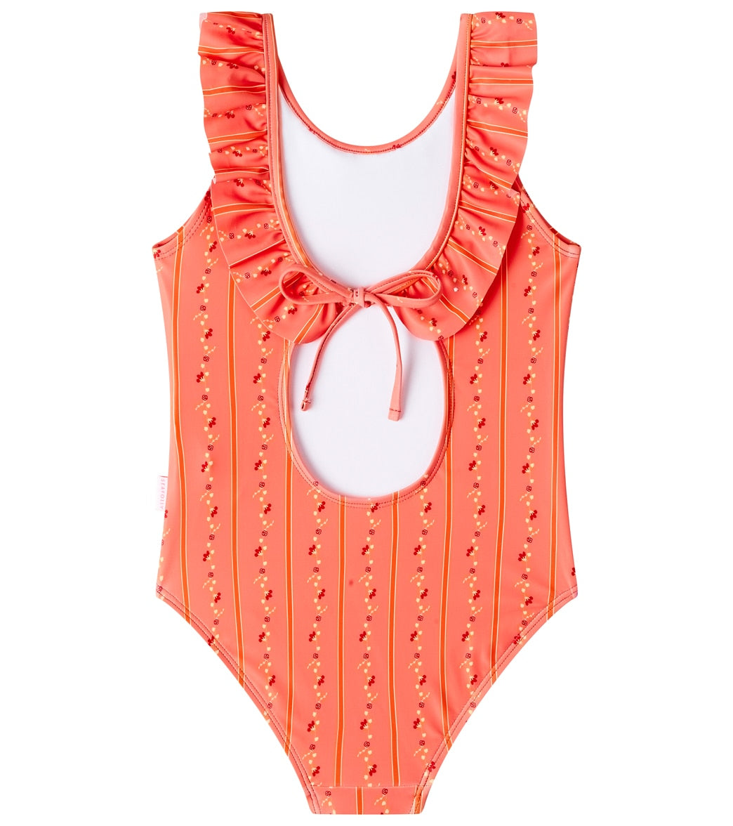 Seafolly Girls' Prague Round Neck One Piece Swimsuit (Baby, Toddler, Little Kid) Vine