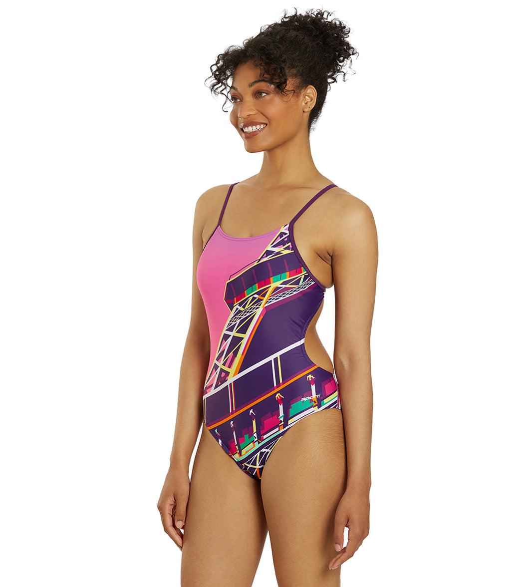 Sporti Paris Sunset Micro Back One Piece Swimsuit (26-40) Sunset