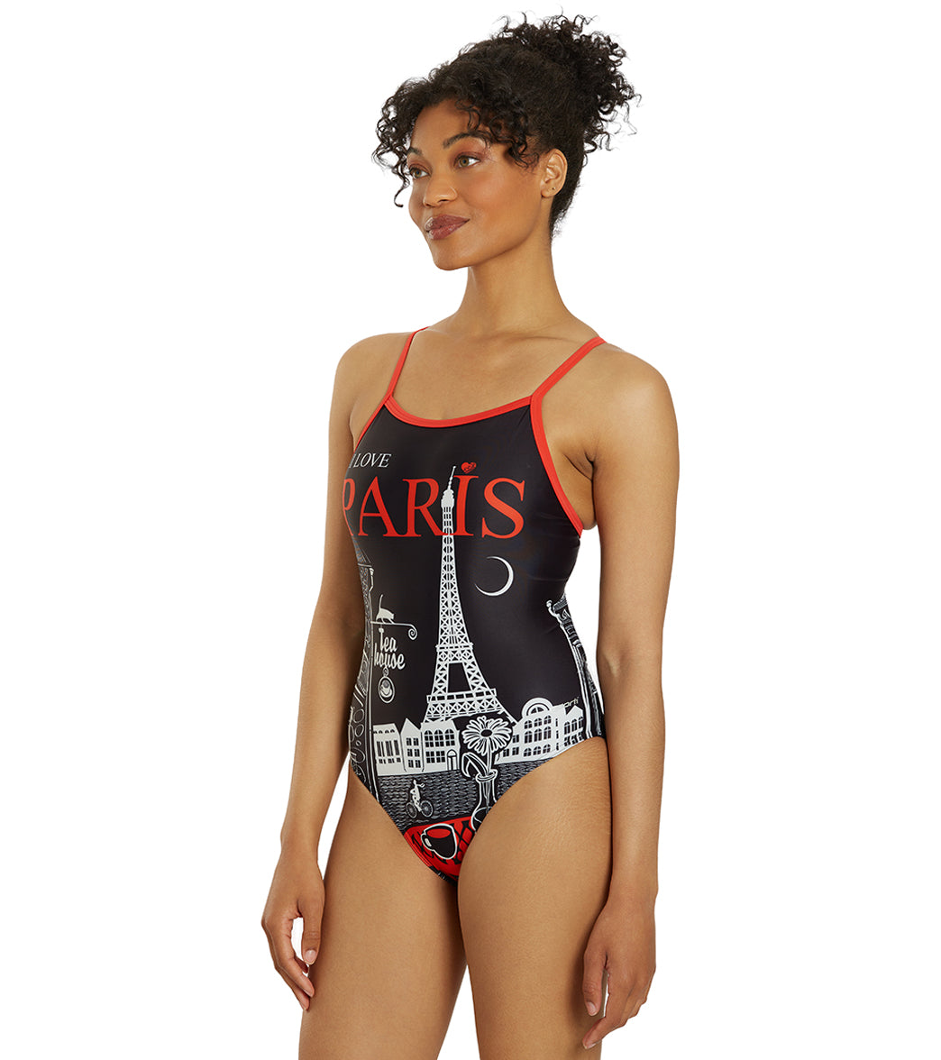 Sporti Paris Twilight Thin Strap One Piece Swimsuit (22-44) Twilight