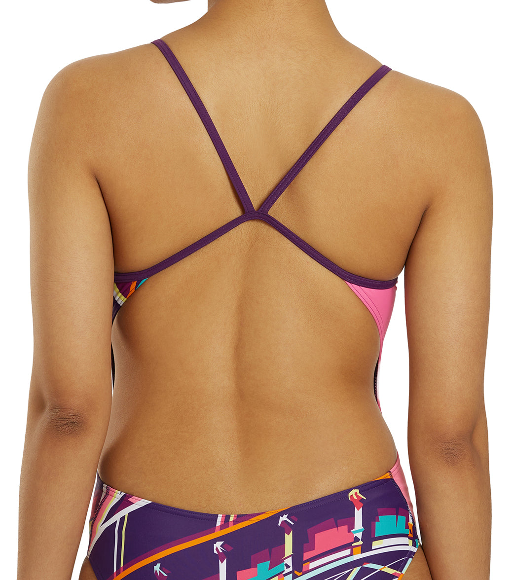 Sporti Paris Sunset Micro Back One Piece Swimsuit (26-40) Sunset