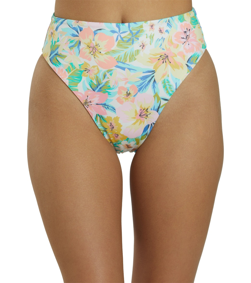 Billabong Women's Sweet Tropics Reversible Rise Bikini Bottom