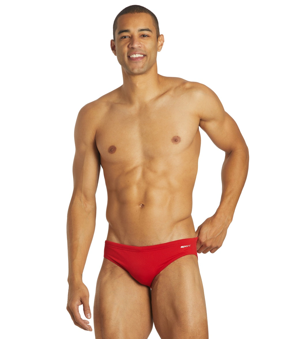 Sporti HydroLast Men's Water Polo Brief Red