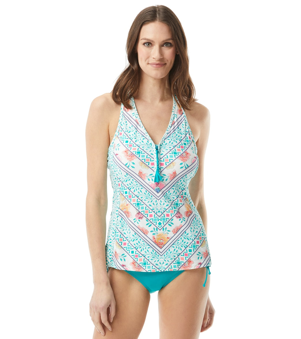 Beach House Women's On The Vine Erinna Racerback Tankini Top