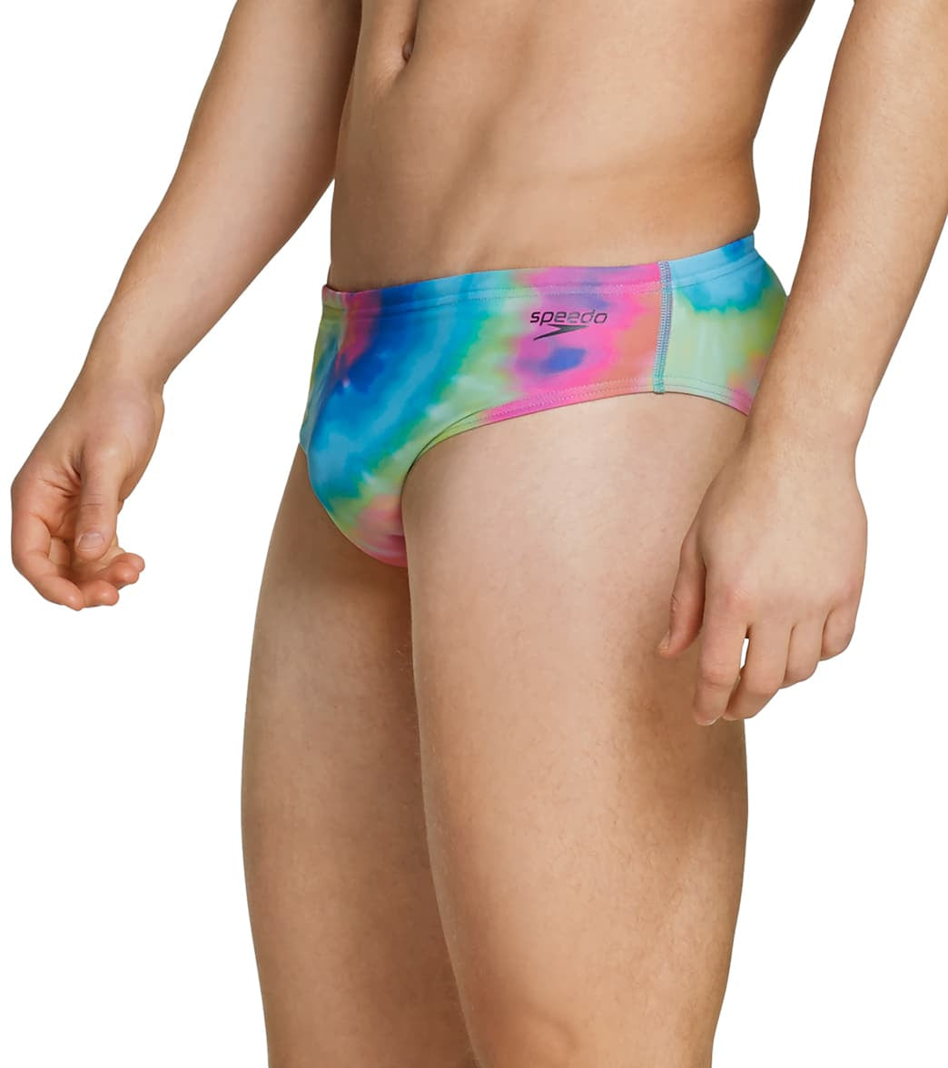 Speedo Men's Printed Brief Swimsuit Multi