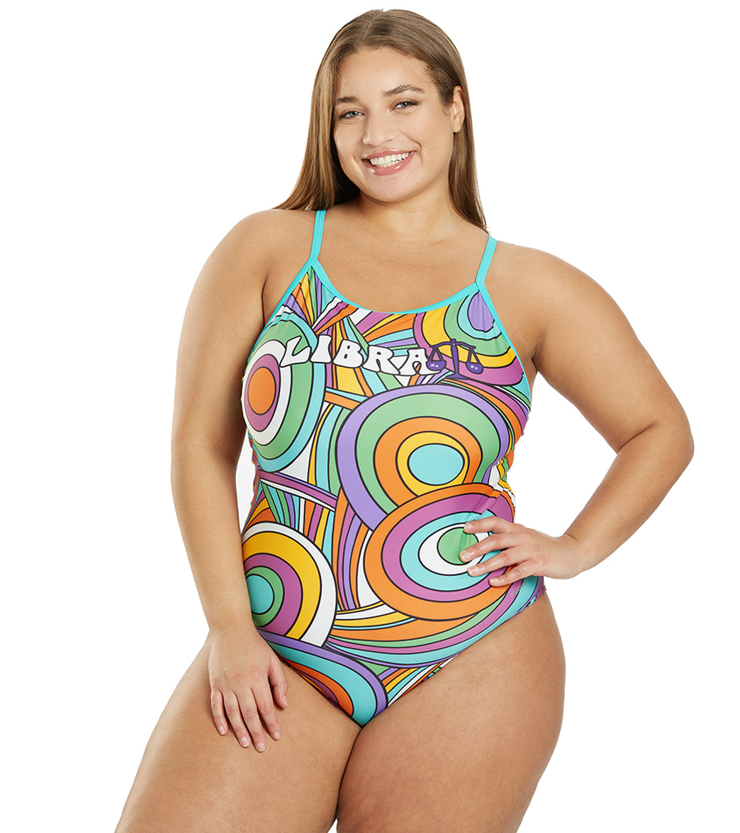 Sporti Groovy Zodiac Libra Thin Strap One Piece Swimsuit (22-44) Libra