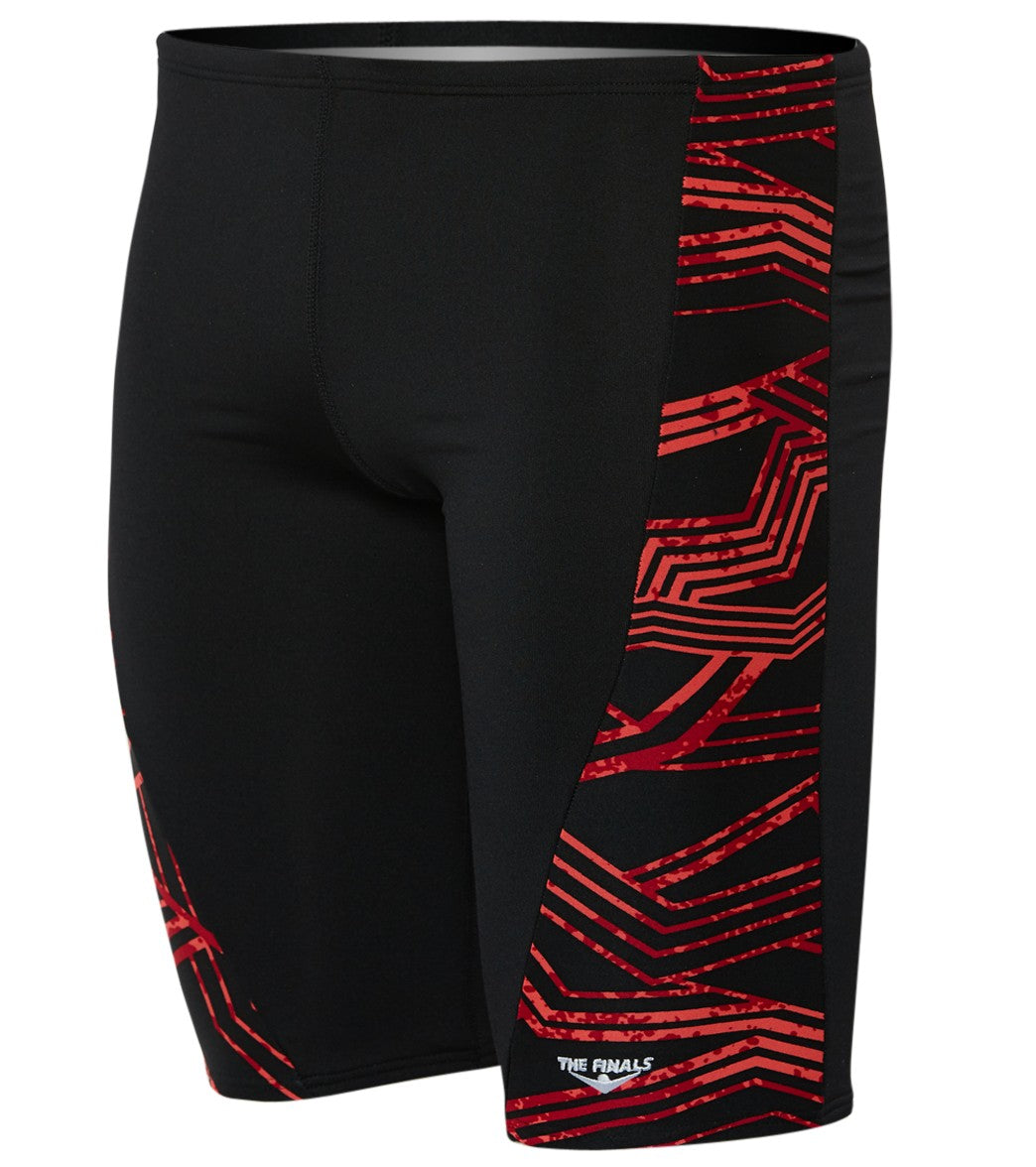 The Finals Men's Maize Glide Splice Jammer Swimsuit Red