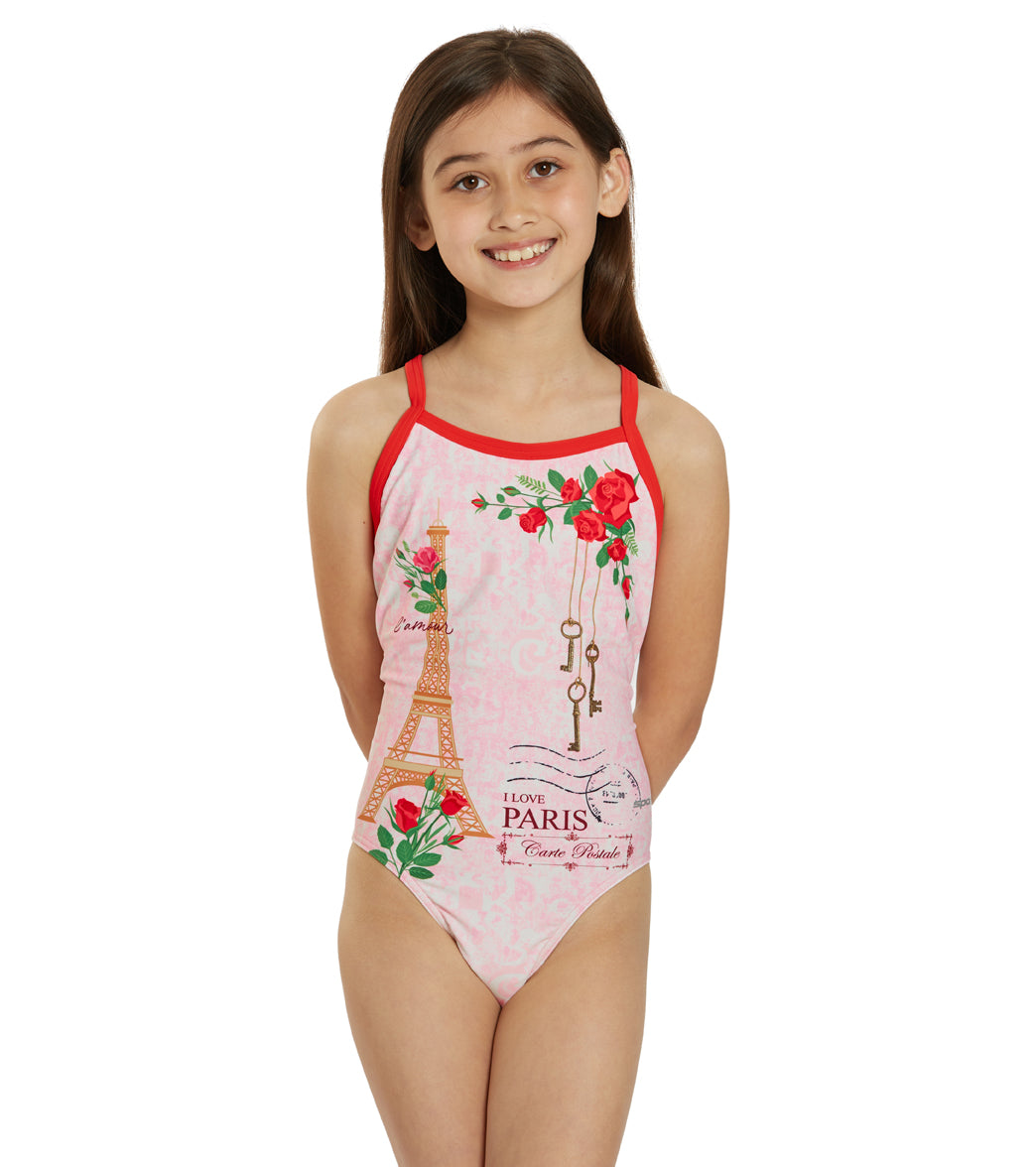 Sporti Paris Mon Amour Thin Strap One Piece Swimsuit (22-44) Mon Amour