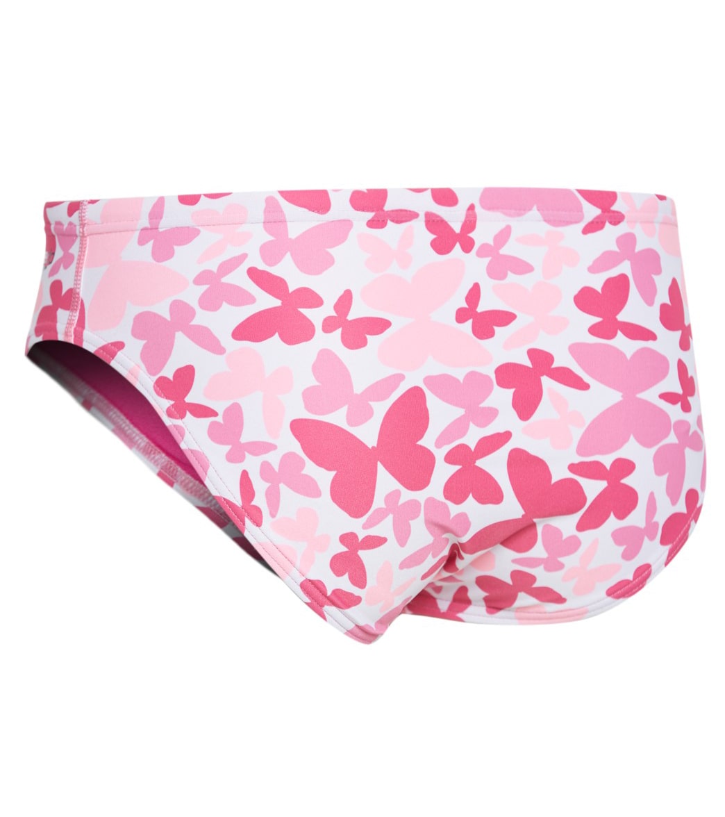 Speedo Men's Printed Brief Swimsuit Pink Ribbon