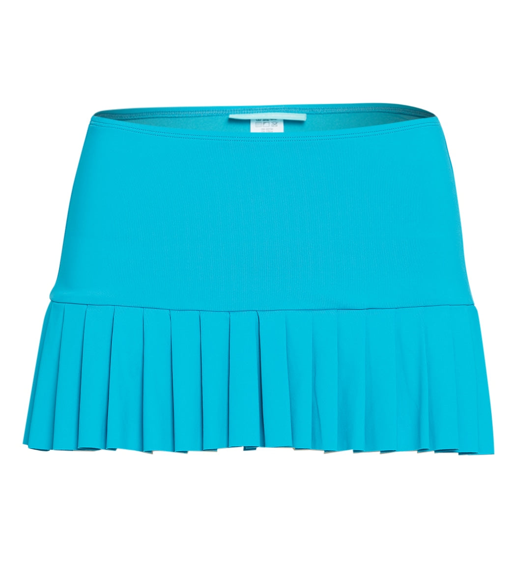 Beach House Paloma Beach Sophie Pleated Swim Skirt Costal Jade