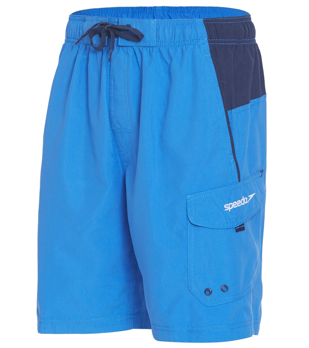 Speedo Active Men's 20'' Marina Sport Swim Trunks Palace Blue/Peacoat