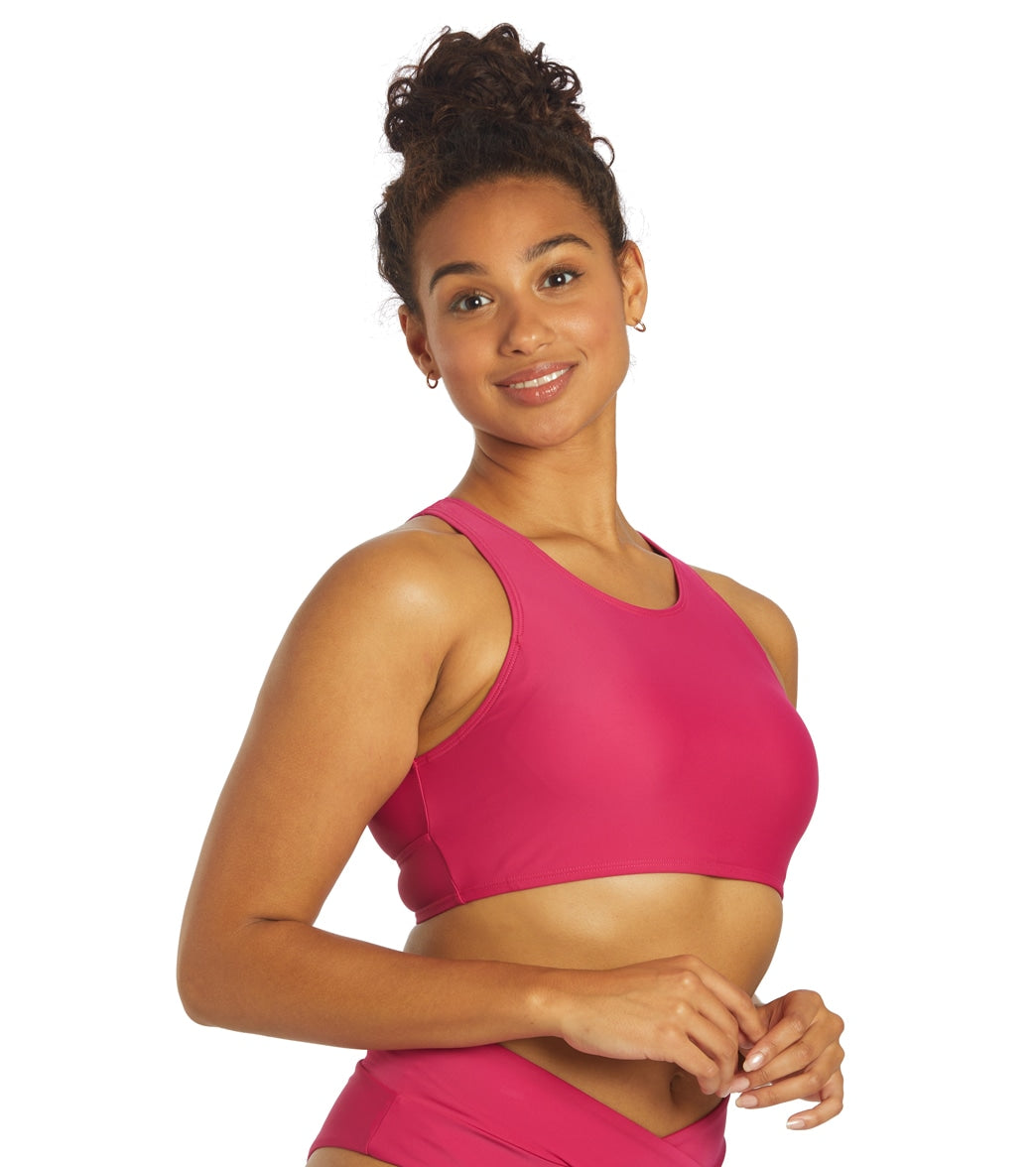 Sporti Active High Neck Crop Bikini Top