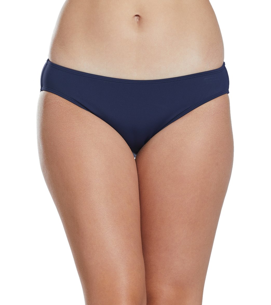 Lauren Ralph Lauren Women's Beach Club Solids Hipster Bikini Bottom Lauren Navy